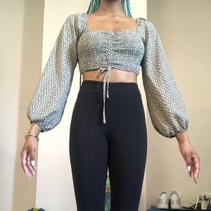 Floral crop top